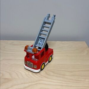 Lego Duplo Firetruck toy - Toddler Preschool friendly